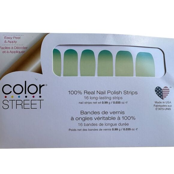 Color Street Nail Polish Strips Hanalei Bay Multicolor 16 Strips - Picture 1 of 2